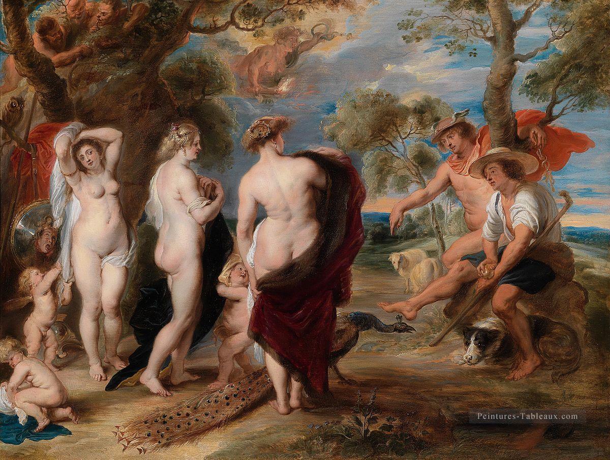 Le Jugement de Paris Baroque Peter Paul Rubens Peintures à l'huile